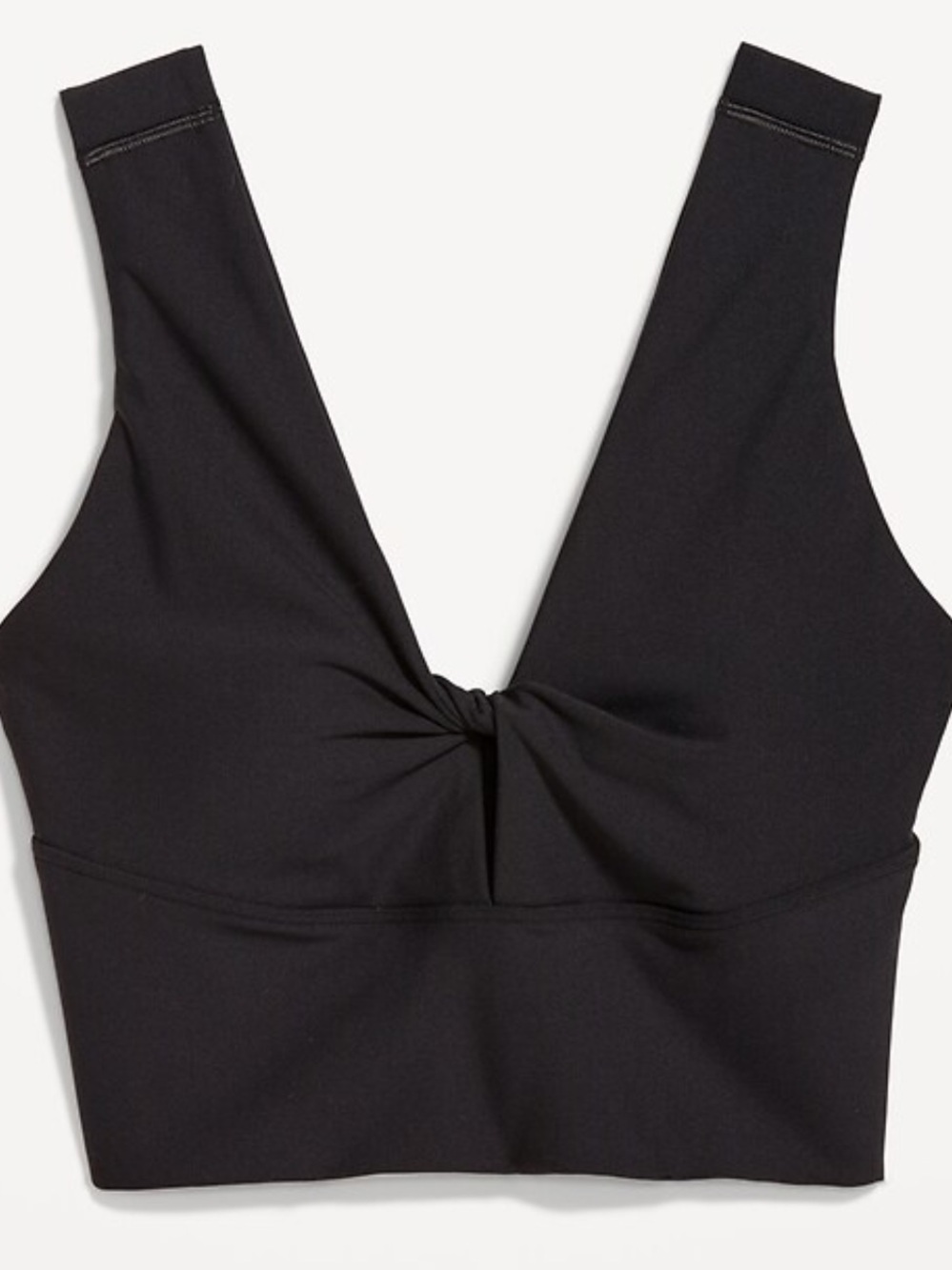 Old Navy sports bra light support Powersoft twist longline sports bra small